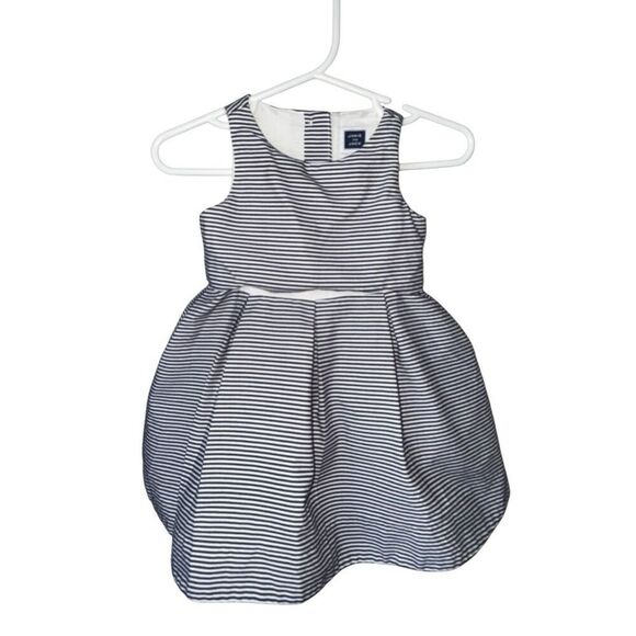 Janie and Jack Striped Nautical Santorini Sunset Dress Size 3-6M Baby Girl - Picture 3 of 10